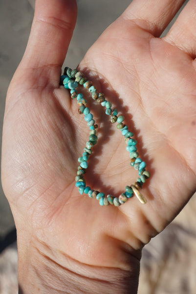 Petite Turquoise Necklace 15"