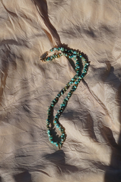 Petite Turquoise Necklace 15"