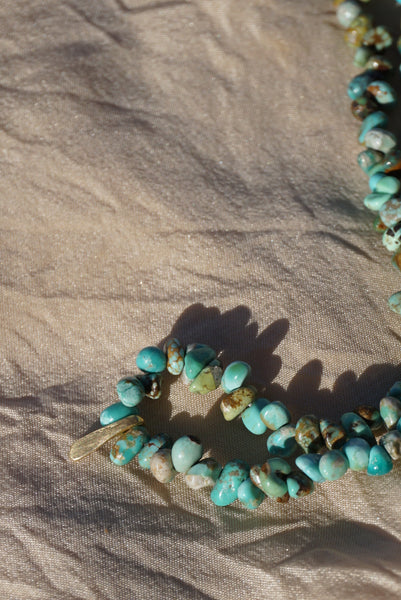 Petite Turquoise Necklace 15"