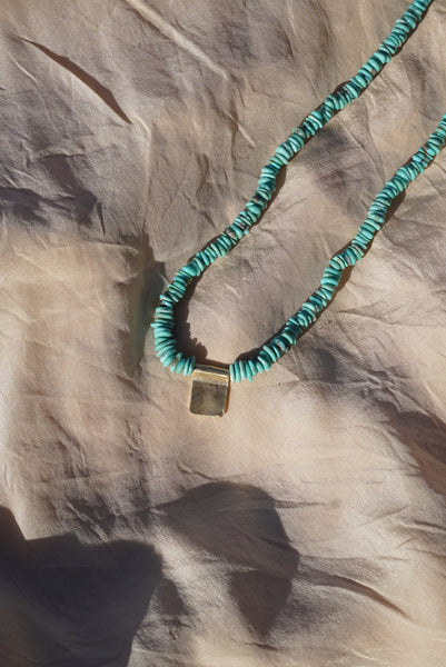 Turquoise Necklace 16"