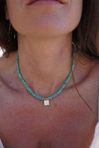 Turquoise Necklace 16"