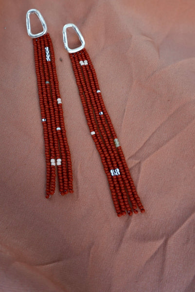 Buckwheat Dangles - in Moon